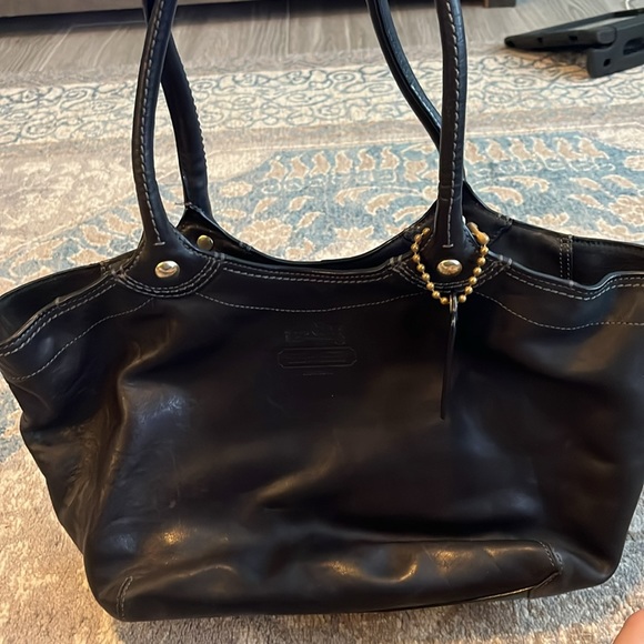 Coach Signature Bleecker Leather Tote - Picture 5 of 13